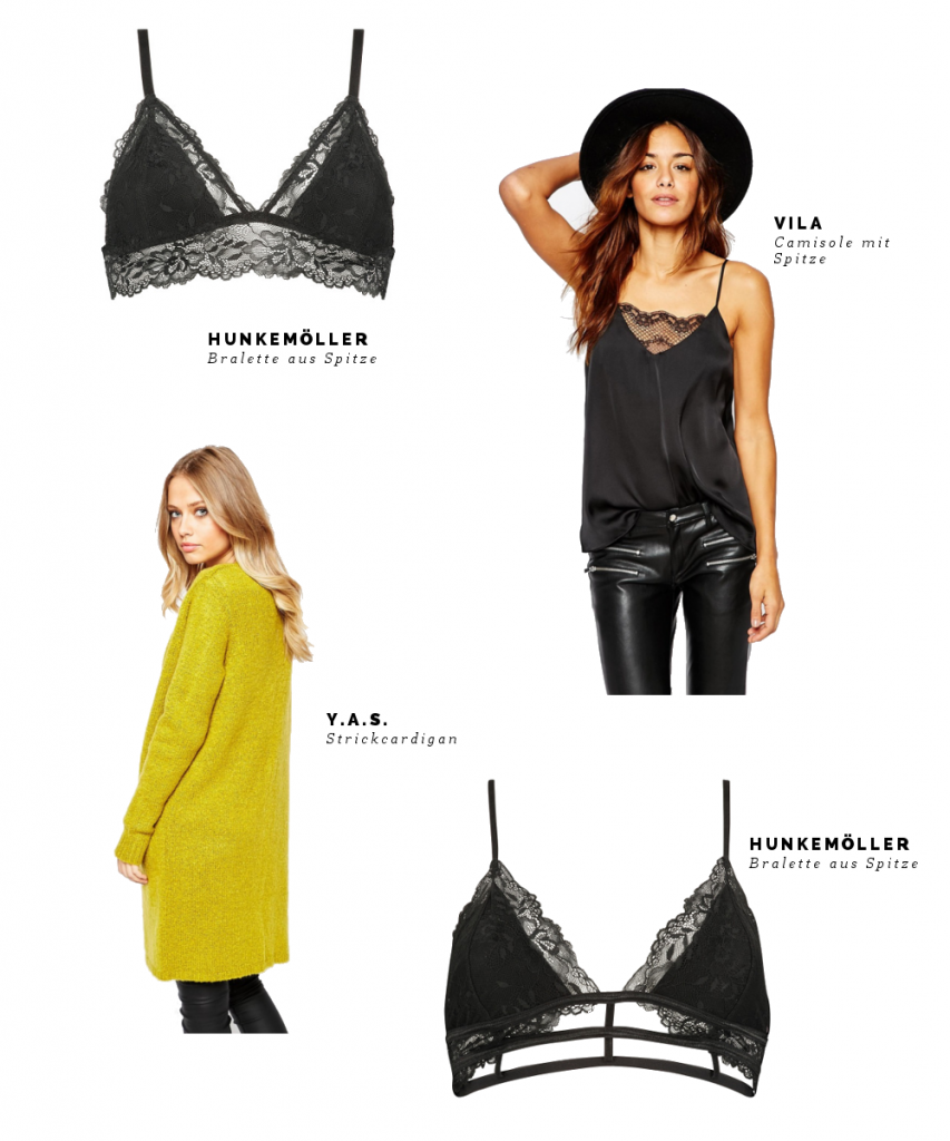 spitze lace strick herbst shopping picks hunkemüller