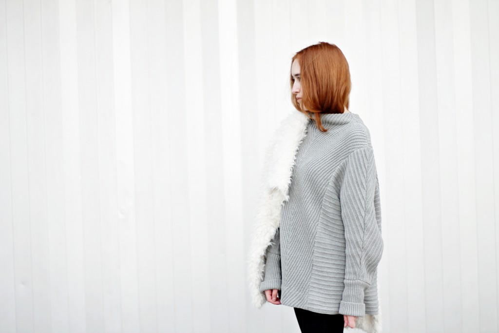 oversized jumper grey edited fashionblogger ootd munichparis fashionblog from munich